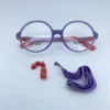 Montura Flexible para Niña en TR90 con Accesorios - Nápoles Visión Lila - YD1611 Montura Flexible para Niña en TR90 con Accesorios - Nápoles Visión Lila - YD1611