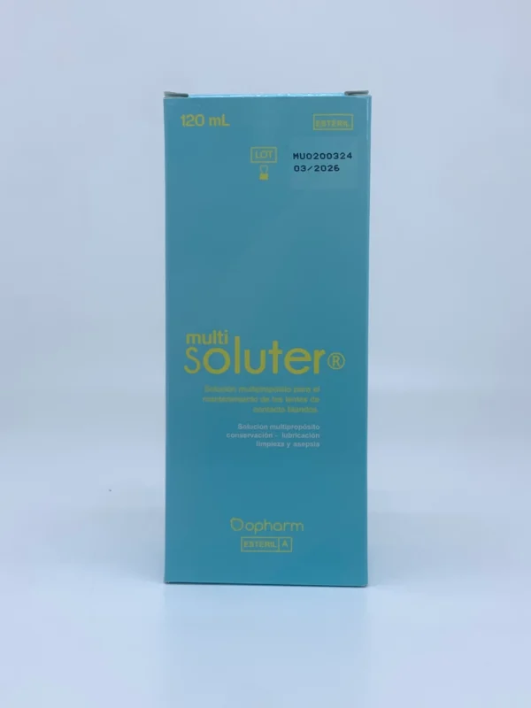 Solución para lentes de contacto blandos x120ml