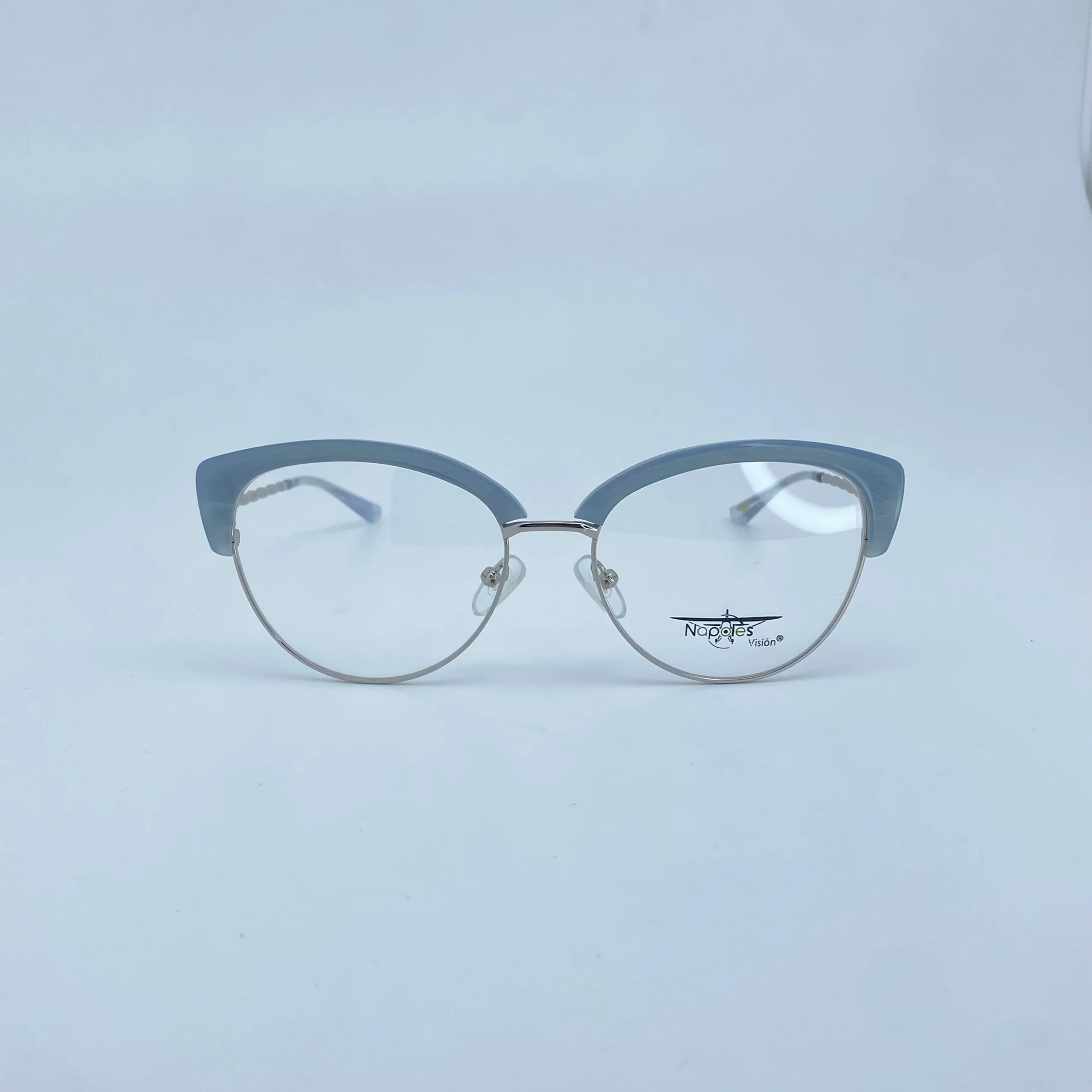 Montura Óptica de Mujer Metálica- Nápoles Visión Azul C3 - 12833J