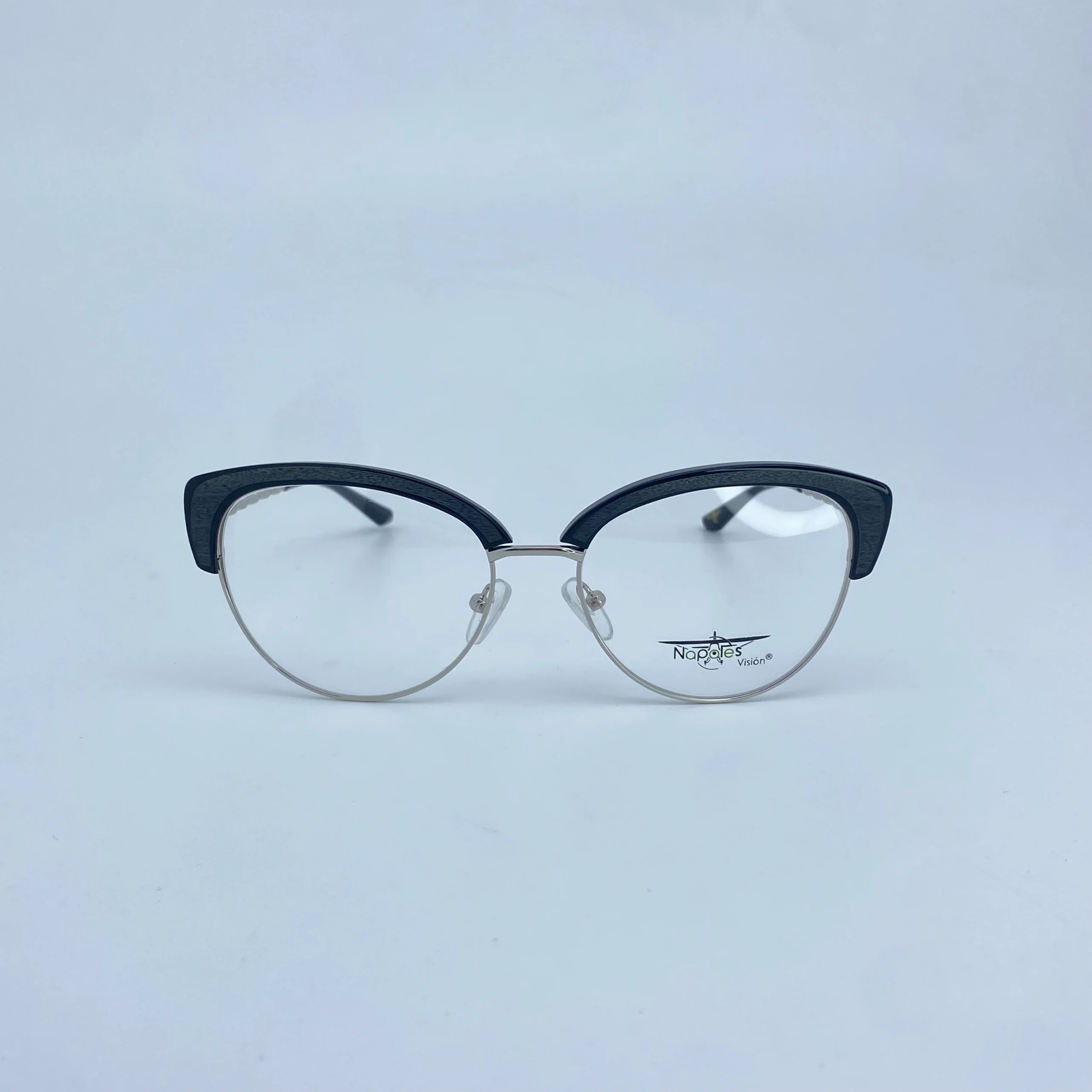 Montura Óptica de Mujer Metálica- Nápoles Visión Negro C2 - 12833J