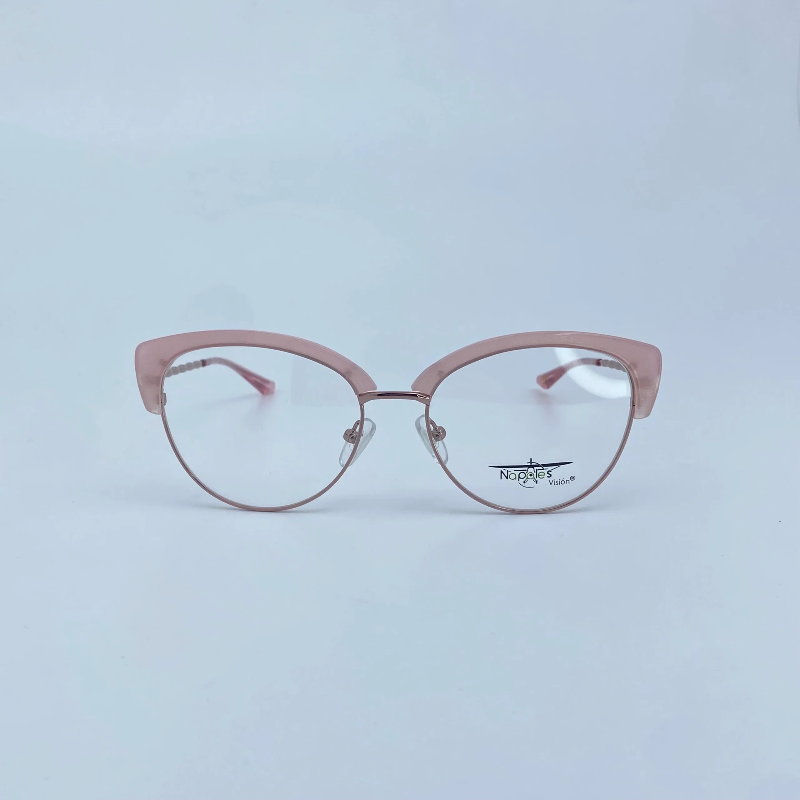 Montura Óptica de Mujer Metálica- Nápoles Visión Rosado C7 - 12833J