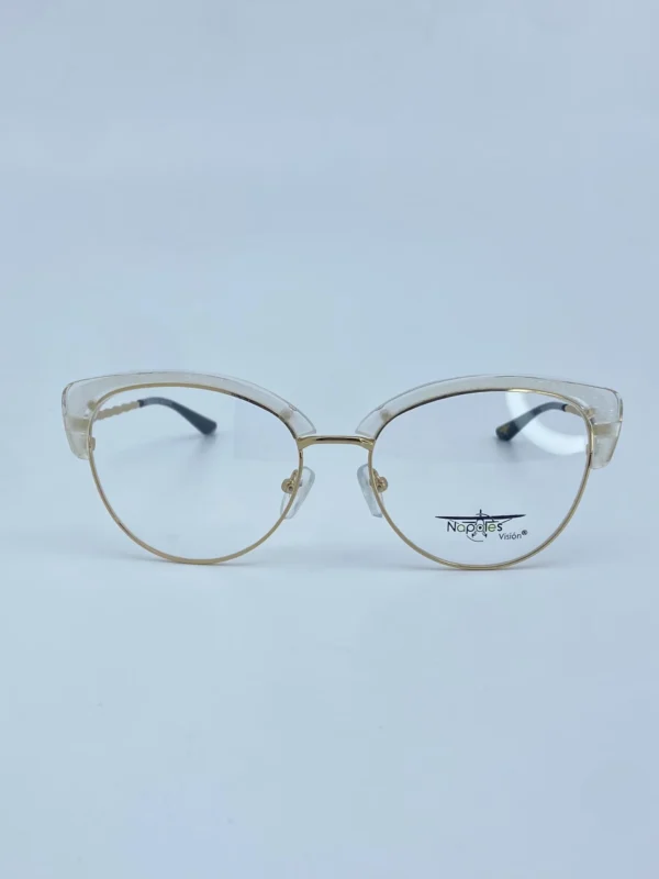 Montura Óptica de Mujer Metálica- Nápoles Visión Transparente C5 - 12833J